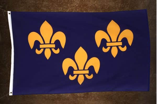 Ranskan kuninkaallinen lippu / Ranskanlilja