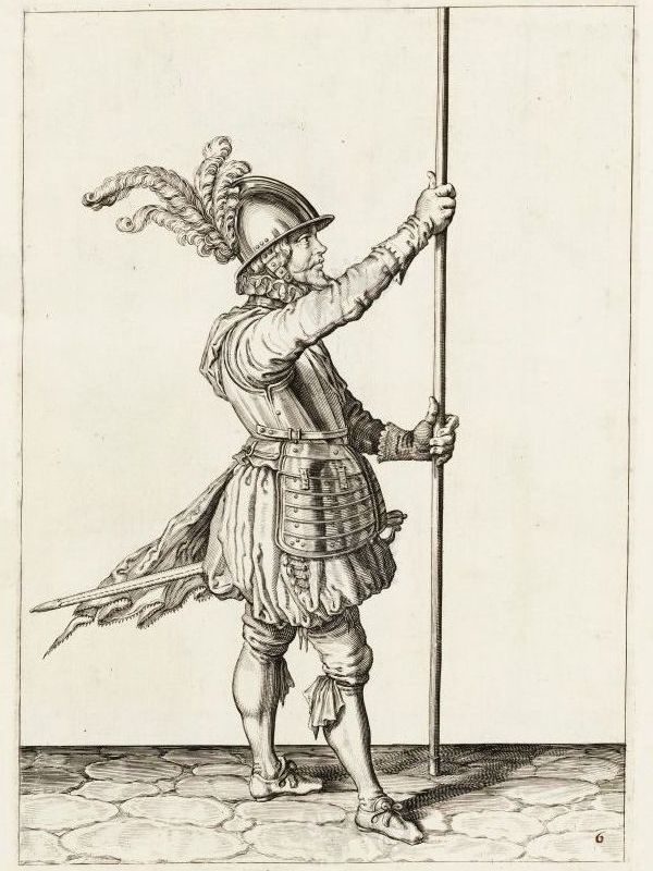 Keihäsmiehen levyhaarniska v.1607