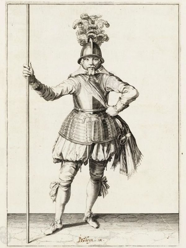 Keihäsmiehen kypärä v.1607