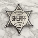 Hopeanharmaa Grand County Sheriff
