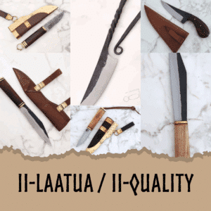 II-laatuisia veitsiä