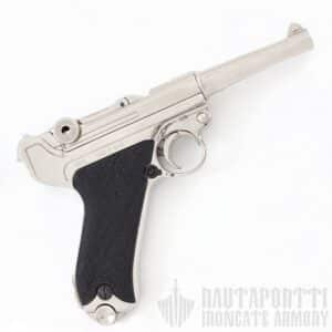 Nikkelipinnoitettu Parabellum Luger P08 pistooli, Saksa 1898