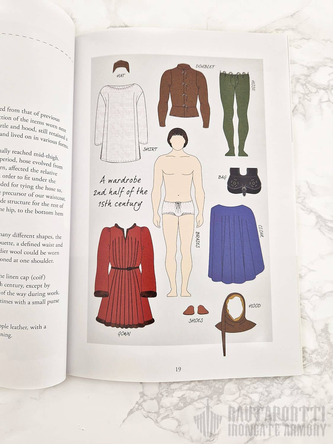 Historical Clothing From the Inside Out – A Handbook for Men’s Clothing of the Late 15th Century -kirjanen - Image 4