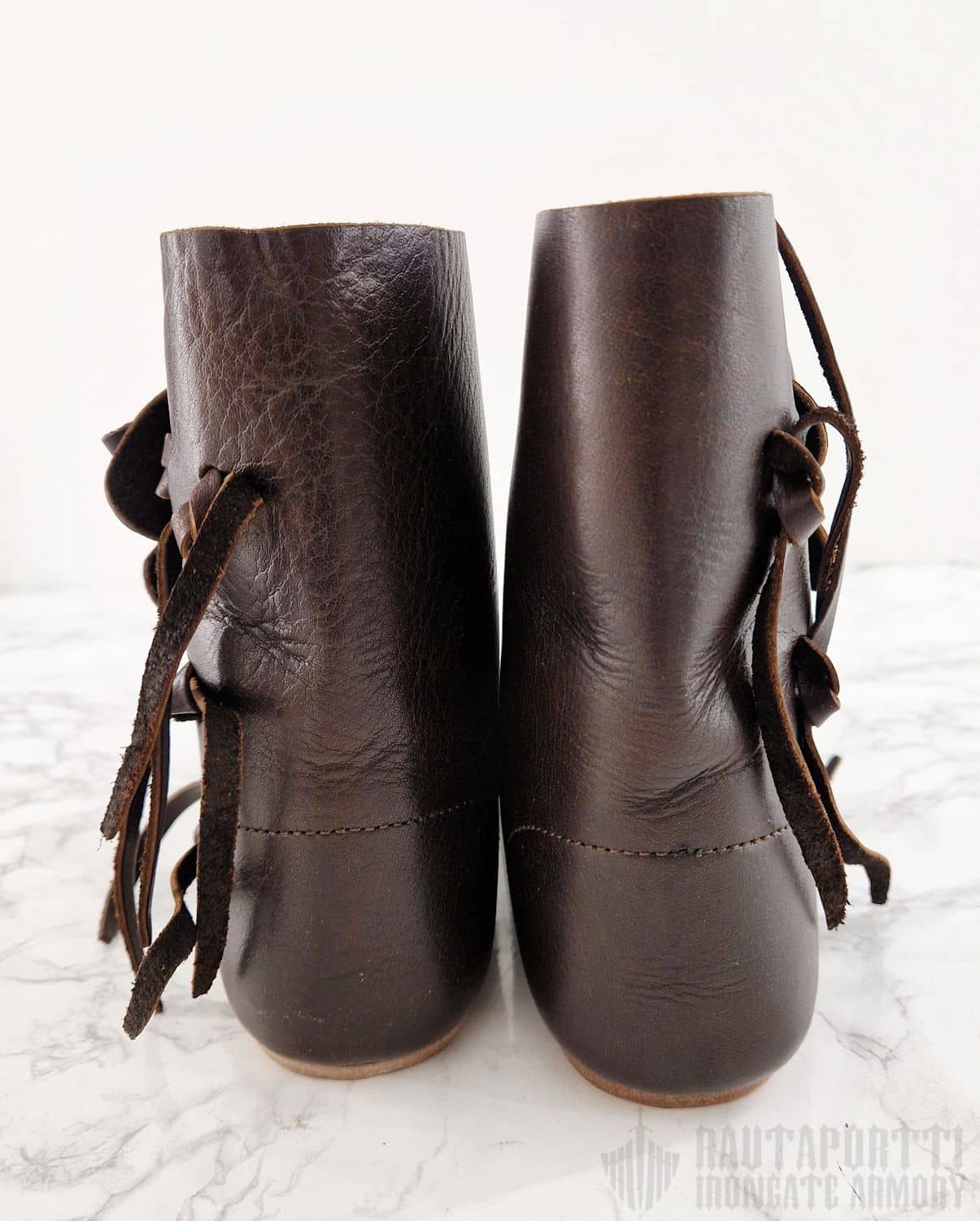 Jorvik viikinkikenkä kolmella nahkanapilla - Image 6